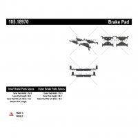 105.18970 Тормозные колодки Posi-Quiet Ceramic AUDI перед