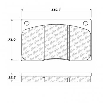 106.01350 Тормозные колодки PosiQuiet Extended Wear ASTON MARTIN, JAGUAR 
