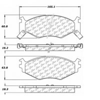 106.05220 Тормозные колодки PosiQuiet Extended Wear CHRYSLER