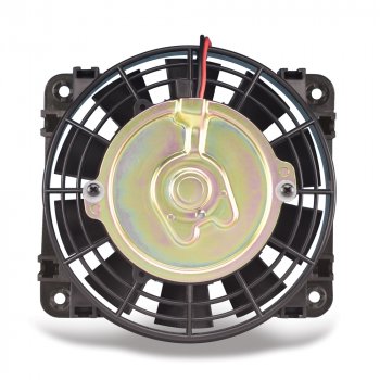 106 Flex-a-Lite Электрический вентилятор 6.5" черный   Fan size is 7 1/4" by 7" by 2 3/8" Ten blades for maximum air movement Increases horsepower while extending water pump life One year manufacturer warranty It is ideal for supplemental cooling  