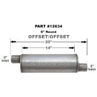 12634 Magnaflow Глушитель прямоточный 14" Body
