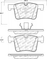 305.15610 StopTech Тормозные колодки Performance BMW