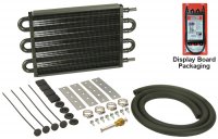 13206 DERALE Радиатор серии 7000 выход/вход с боку 13" 6 комплект для трансмиссии 11/32"