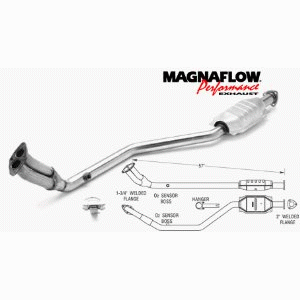 23551 Magnaflow ОЕМ каталитический нейтрализатор (катализатор) DFCV BMW 318i 