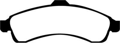 DP41618R EBC Brakes Yellowstuff Тормозные колодки перед CHEVROLET Trailblazer; SAAB 9-7X Ширина 177мм, Высота 62мм, Толщина 18мм