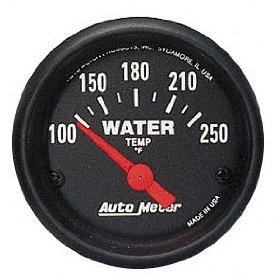 2" датчик температура воды, 100-250`F SSE, Z-SERIES AUTO METER #2635 2635 Z-Series Electrical Water Temperature Gauge
