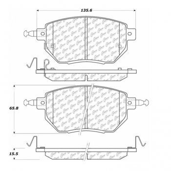 309.09690 StopTech Тормозные колодки Performance Pads INFINITI,NISSAN 
