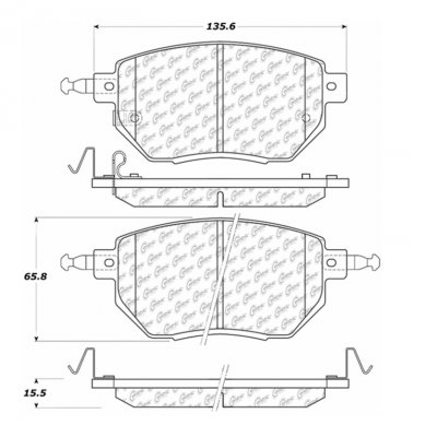 309.09690 StopTech Тормозные колодки Performance Pads INFINITI,NISSAN 