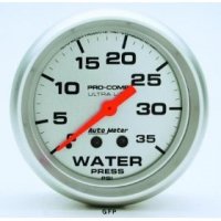 2-5/8" датчик давления воды, 0-35 PSI, MECH AUTO METER #4407