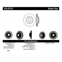 120.47012 Тормозные диски Premium SUBARU перед