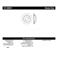121.99047 Тормозные диски Premium NISSAN, RENAULT перед