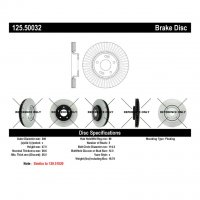 125.50032 Тормозные диски Premium KIA перед