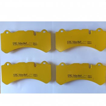 DP4071R EBC Brakes Yellowstuff Тормозные колодки перед VOLVO S60, V60 Ширина 185,4мм, Высота 87,4мм, Толщина 16,7мм