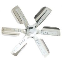 19215 DERALE Вентилятор High Performance стальной хром - Standard Rotation 15"