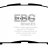 DP21772 EBC Brakes Greenstuff тормозные колодки перед. LEXUS IS200D, IS220D, IS250, IS300h