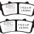 FA261HH EBC BRAKES Double-H™ тормозные колодки  HONDA CB, CBR, GL, NT, ST, VFR, VTX, XL; VICTORY Arlen, Vision