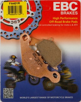 FA401R EBC BRAKES Organic тормозные колодки  SUZUKI RM 2005-2012 года выпуска