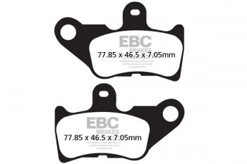 FA336 EBC BRAKES Organic тормозные колодки  YAMAHA CV, MIO, Nouvo-Z 2000-2007 года выпуска