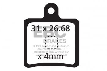 CFA318 EBC BRAKES Organic тормозные колодки 