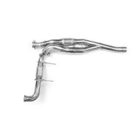 60-45-CATY-GREEN KOOKS HEADERS 3" Stainless Steel OEM Exhaust GREEN Catted Y Pipe. Используется только с коллектором Kooks Needs Part No. 60-45-YPIPE-EXT. FORD RAPTOR