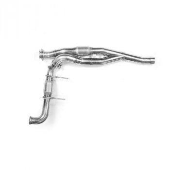60-45-CATY-GREEN KOOKS HEADERS 3" Stainless Steel OEM Exhaust GREEN Catted Y Pipe. Используется только с коллектором Kooks Needs Part No. 60-45-YPIPE-EXT. FORD RAPTOR 2010-2012 Ford Raptor SVT 6.2L 4V ALL