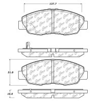 105.15780 Тормозные колодки Posi-Quiet Ceramic HONDA