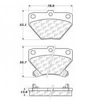 106.08230 Тормозные колодки PosiQuiet Extended Wear TOYOTA