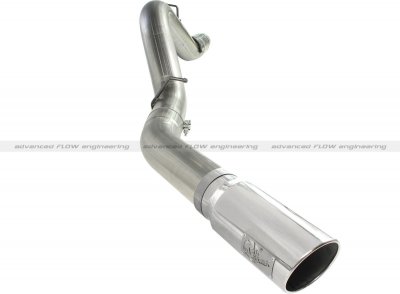 49-44041-P Afe Power Выхлопная система DPF-Back 5.0" GM Dsl Truck 11-14 V8-6.6L pol tip 