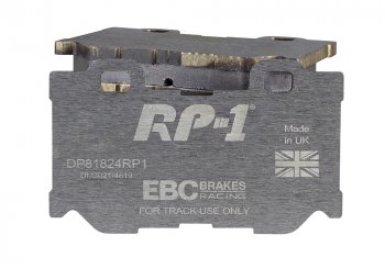 DP81824RP1 EBC Brakes Racing's RP-1™ Тормозные колодки зад. INFINITI G37, M30D, M35h, M37, Q50, Q50 hybrid, Q60, Q60 Coupe, Q70; NISSAN 370Z, Skyline Coupe выпуска 2003-2016 года