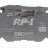 DP81824RP1 EBC Brakes Racing's RP-1™ Тормозные колодки зад. INFINITI G37, M30D, M35h, M37, Q50, Q50 hybrid, Q60, Q60 Coupe, Q70; NISSAN 370Z, Skyline Coupe