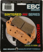 SFA142HH EBC BRAKES Double-H™ тормозные колодки BMW, C.Z./JAWA, CAGIVA, DAELIM, HONDA, ITALJET, KAWASAKI, KYMCO, PEUGEOT, SACHS (HERCULES), SUZUKI, TRIUMPH, VOXAN, YAMAHA