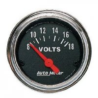 2" Вольтметр, 8-18 VOLTS SSE AUTO METER #2592