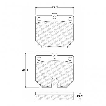 309.01140 StopTech Тормозные колодки Performance Pads NISSAN 