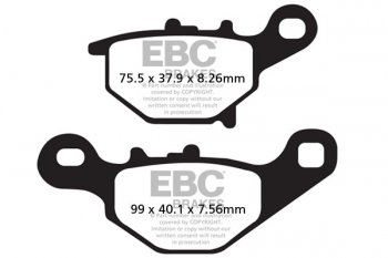 FA401TT EBC BRAKES Organic тормозные колодки  SUZUKI RM 2005-2012 года выпуска