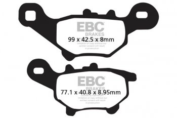 FA384 EBC BRAKES Organic тормозные колодки  YAMAHA CV 2003-2008 года выпуска