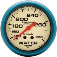 2-5/8" датчик температура воды, 140- 280`F, 4' CAP, WATER RES AUTO METER #4535