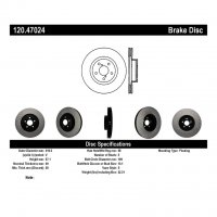 120.47024 Тормозные диски Premium SCION, SUBARU перед