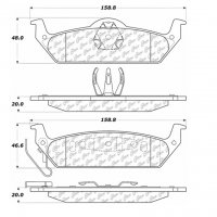 106.09630 Тормозные колодки PosiQuiet Extended Wear