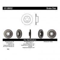 121.99052 Тормозные диски Premium VOLKSWAGEN перед