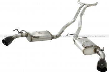 49-44042-B Afe Power Выхлопная система Cat-Back Chevrolet Camaro 10-14 V6-3.6L насадки черные 