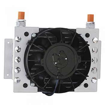 15850 DERALE Комплект переноса радиатора масла Atomic-Cool -8AN Inlets Mounts anywhere space permits