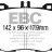 DP43070R EBC Brakes Yellowstuff Тормозные колодки перед MERCEDES-BENZ C, CLS, E, GLC