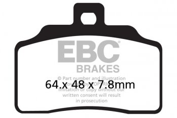FA426 EBC BRAKES Organic тормозные колодки  BETA M4 2004-2012 года выпуска