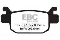 FA415 EBC BRAKES Organic тормозные колодки HONDA FES, NSS, SH