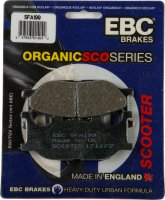 SFA199 EBC BRAKES Organic тормозные колодки  ITALJET Jupiter; LINHAI Main Street, Monarch; MBK YP; SINNIS QM; YAMAHA CP, FZ, MT, SR, TDR, TZR, XJ, XP, XV, YP