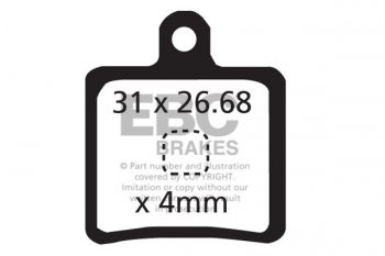 CFA318R EBC BRAKES Organic тормозные колодки 