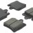 104.08480 Тормозные колодки Posi-Quiet Metallic MERCEDES-BENZ