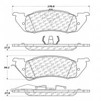 106.05290 Тормозные колодки PosiQuiet Extended Wear