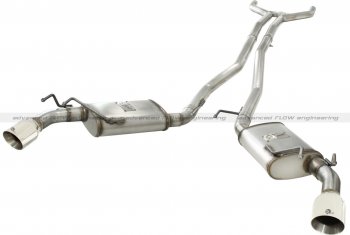 49-44042-P Afe Power Выхлопная система Cat-Back Chevrolet Camaro 10-14 V6-3.6L насадки хром 