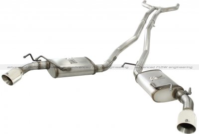 49-44042-P Afe Power Выхлопная система Cat-Back Chevrolet Camaro 10-14 V6-3.6L насадки хром 